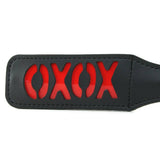 Sex and Mischief XOXO Paddle  - Black