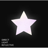 Light Reflective Red Star Pasties