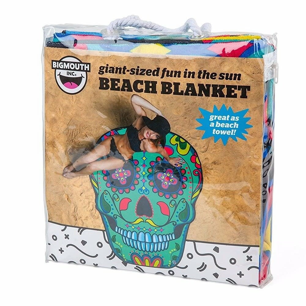 Sugar Skull Beach Blanket