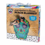 Sugar Skull Beach Blanket