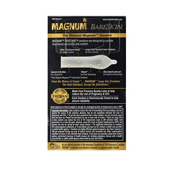 Trojan Magnum Bareskin Condom 10-pack