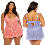 Light and Bright Softcup Babydoll - Curvy