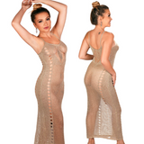 Metal Fiber Crochet Dress