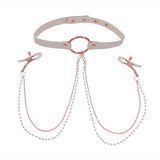 Peaches N' Cream Collar And Nipple Clamps