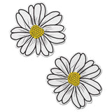 White and Yellow Wildflower Pasties