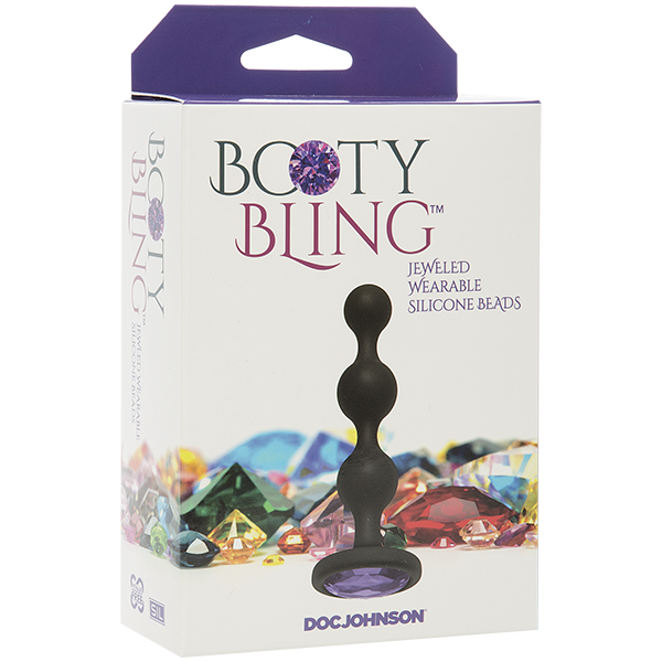 Booty Bling Wearable Jeweled Silicone Beads