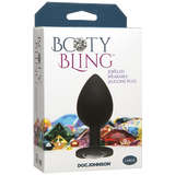 Booty Bling Silicone Plug Clear Crystal