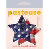 Glittering Stars and Stripes Patriotic Star Pasties