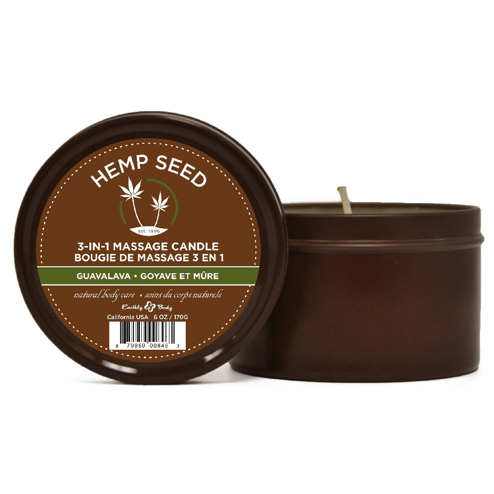 3-In-1 Massage Hemp Candle -